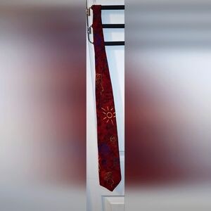 Save the Children Picture Drawn By Brian Silk Tie